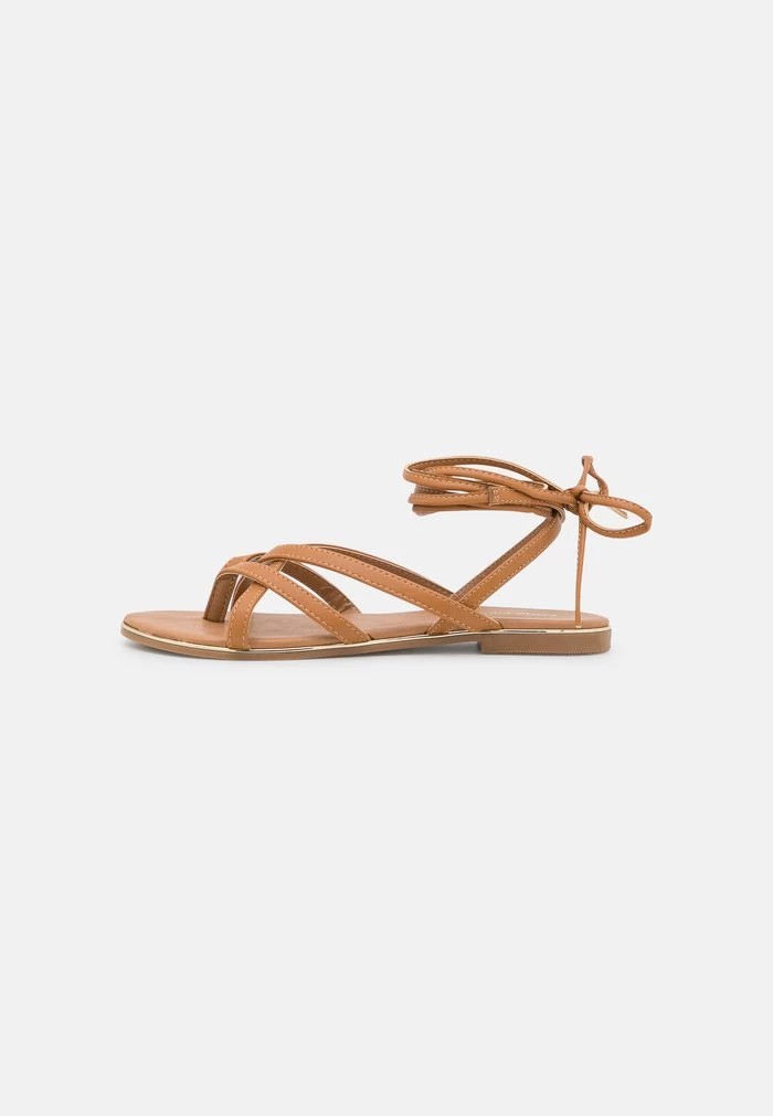 Sandale ANNA FIELD Anna Field T-bar Sandals Marron Femme | MGH-9302717